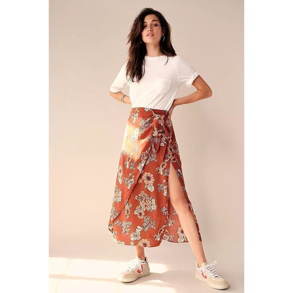 Free People Dresses & Skirts - New Free People Sunray Sarong Skirt Size XS